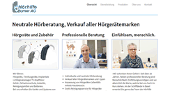 Desktop Screenshot of hoerhilfeborner.ch